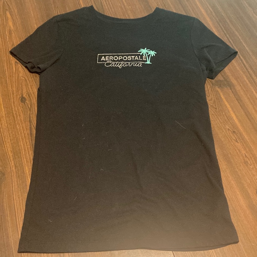 Aeropostale California Black Medium T-Shirt